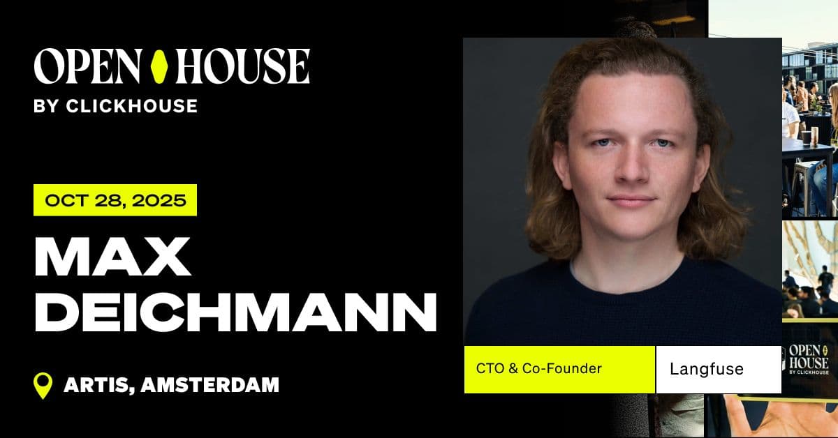 Max (CTO) on Clickhouse data model optimizations to make Langfuse work